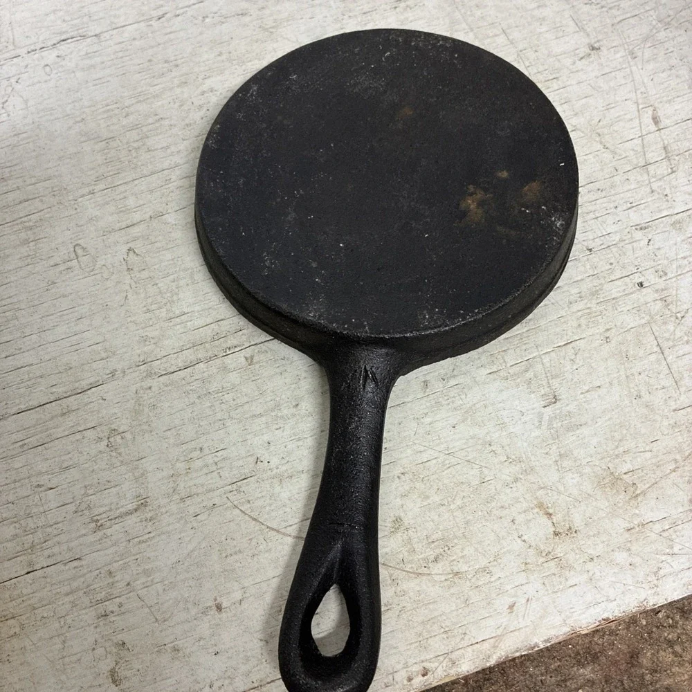 Small Cast Iron Pan Egg Hamburger Skillet Vintage Clean